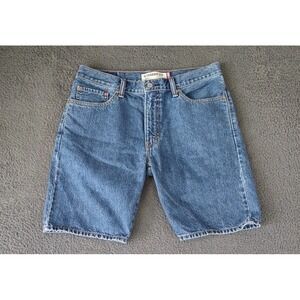 Levis 505 Shorts Mens 33 Blue Jean Denim Jorts Dad Hipster Y2K Work Retro